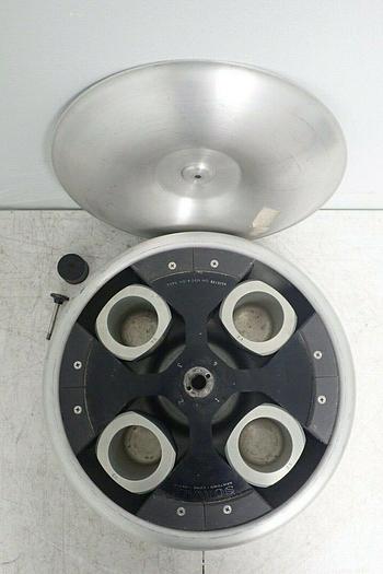 Used Sorvall HS-4 Swing Bucket Rotor with 4 Buckets