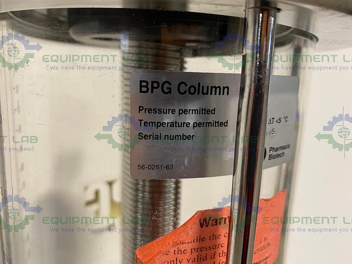 Used Cytiva / GE / Pharmacia BPG 140 / 950 Chromatography Column 8.4 L 18-1113-09