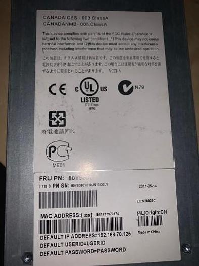 80Y9081 IBM Management Module For IBM 8852