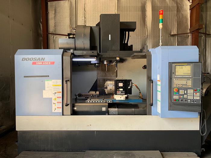 2014 Doosan DNM 650 IIVertical Machining Center with Rotary Table