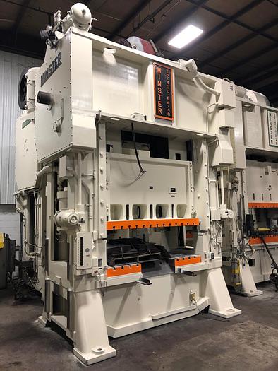 Used 400 TON MINSTER SSDC PRESS, E2-400-84-48, NEW 1985