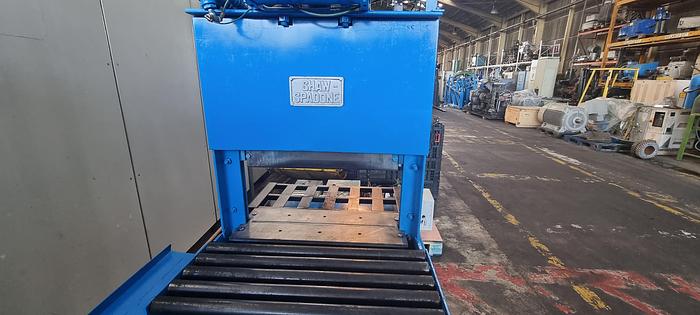 Used Shaw Robinson Rubber Bale cutter