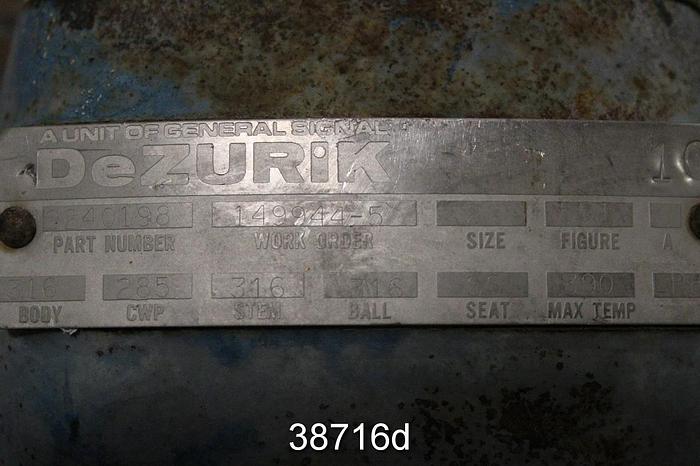 Used Dezurik A 2" V-Ball Valve #38716