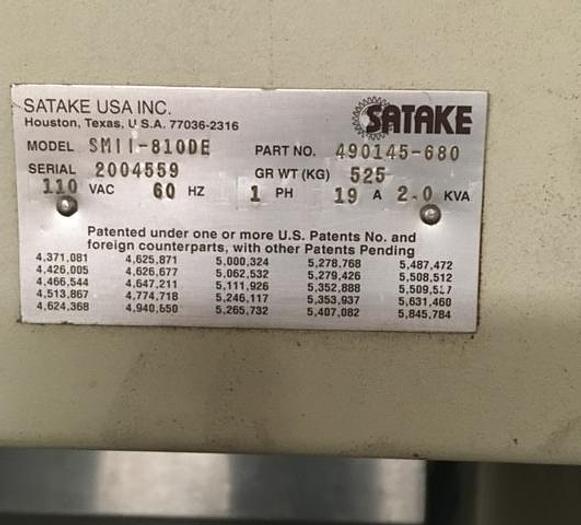 Used Satake Scanmaster II Model SM-810DE