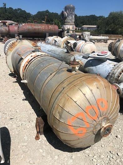 Used Used Melter approximately 1004 sq. ft. vertical 316L stainless steel shell and tube heat exchanger