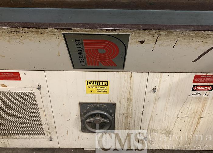 Used Rosenquist EG 5084A High Frequency Edge Gluer