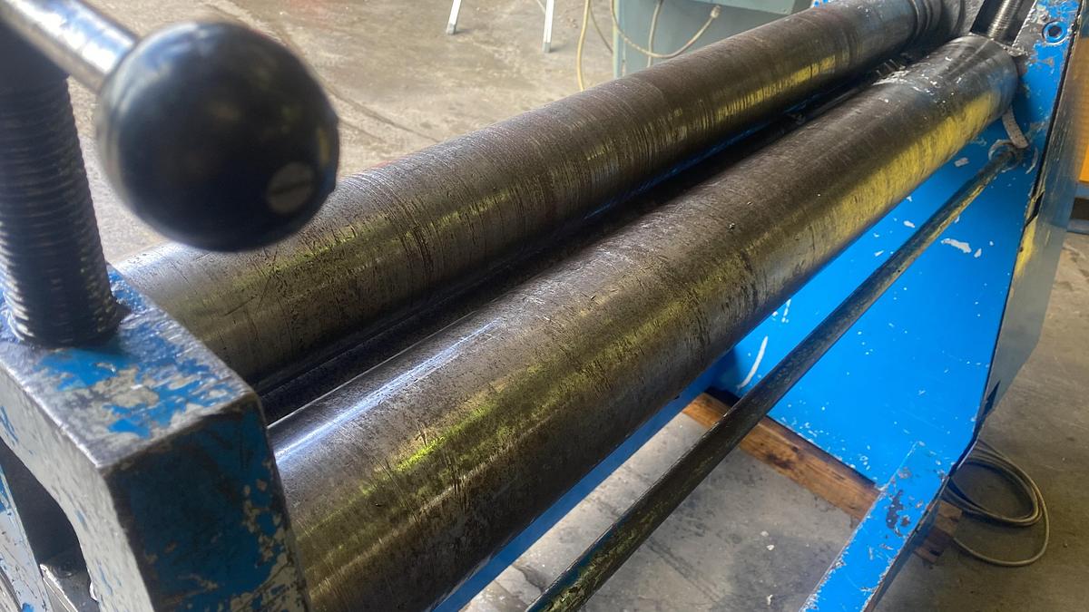Used Morgan Rushworth  TRTS 1300mm x 3.2mm Power Bending rollers