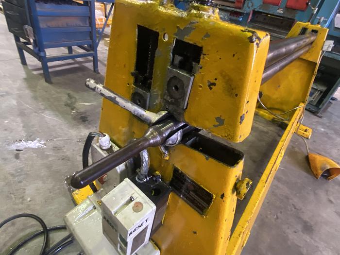 Used EDWARDS EGP   2m x 75mm Diameter Power operated bending rollers