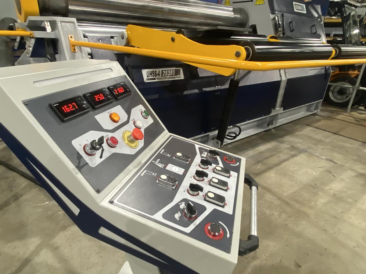 UZMA UHSS 4   4 roll Hydraulic Bending Roll