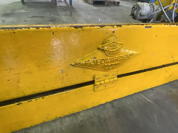 Used EDWARDS EGP   2m x 75mm Diameter Power operated bending rollers