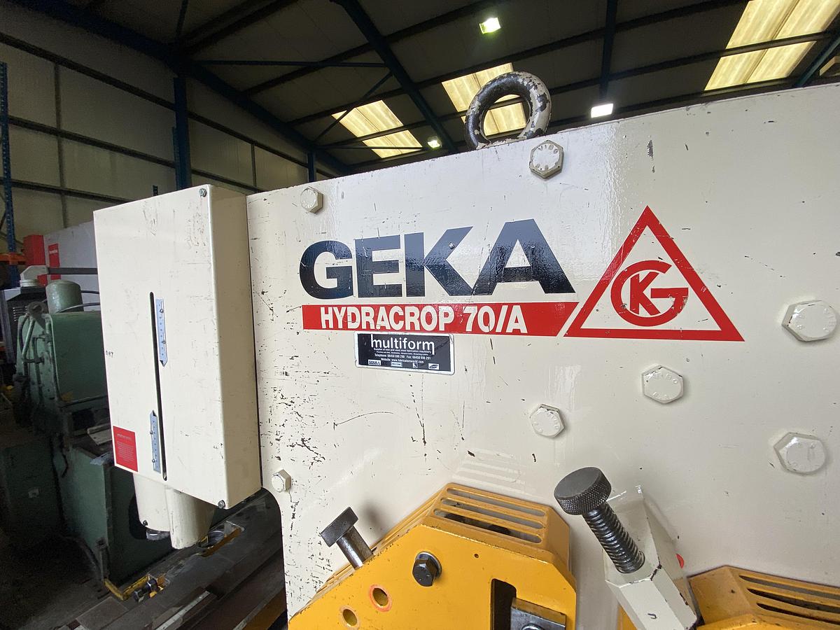 Used GEKA 70 s 5 station steelworker 70 ton Hydraulic