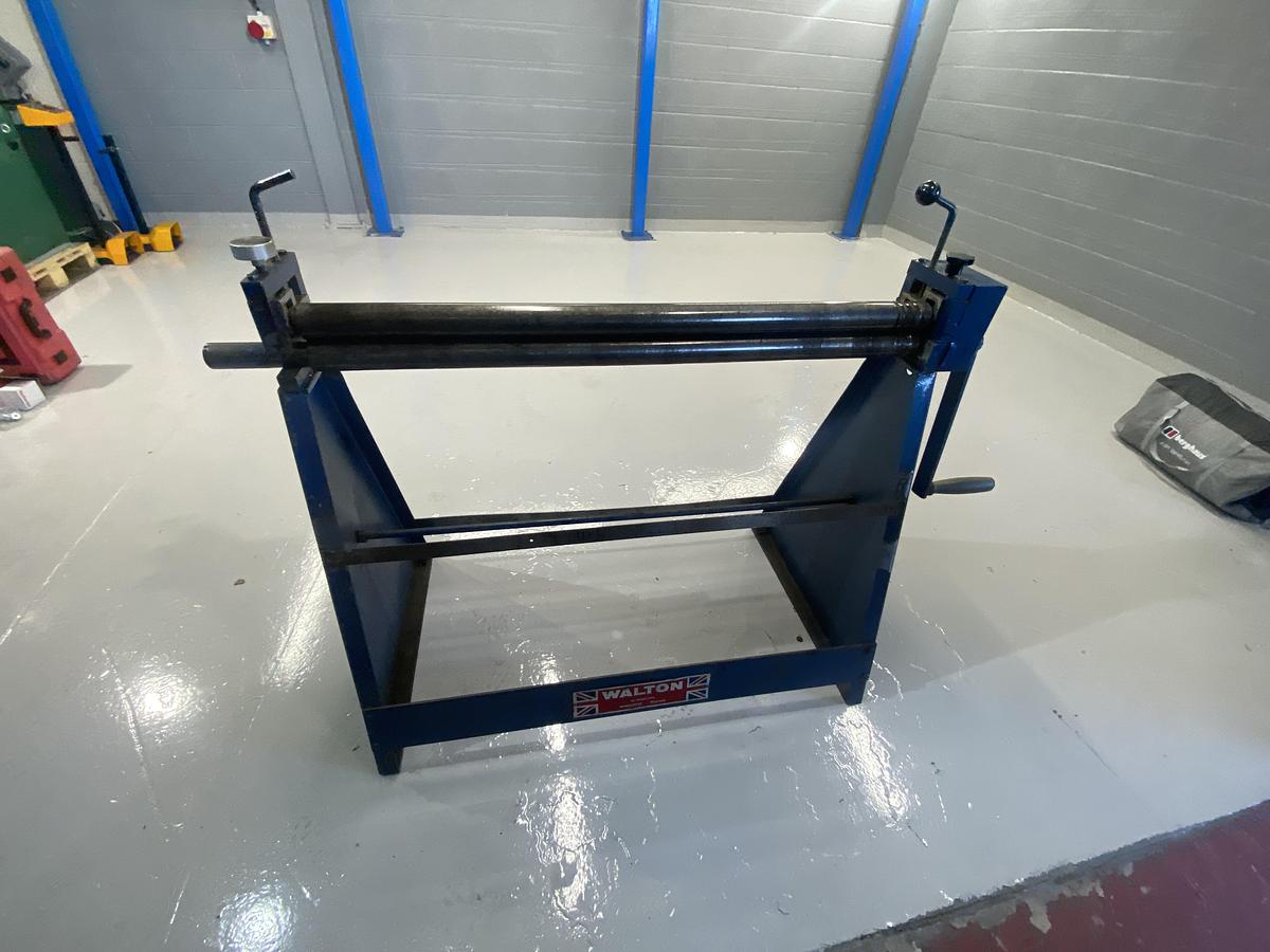 Used Waltons BR 1000mm x 50 mm bending rollers