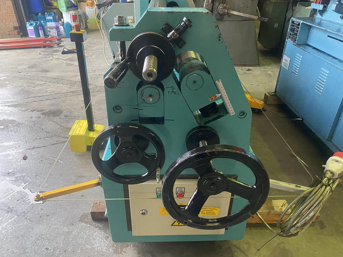 Used Sahinler IRM 1270mm x 110mm diameter bending rollers