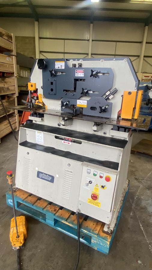 Used SAHINLER 45 ton 5 station hydraulic steelworker