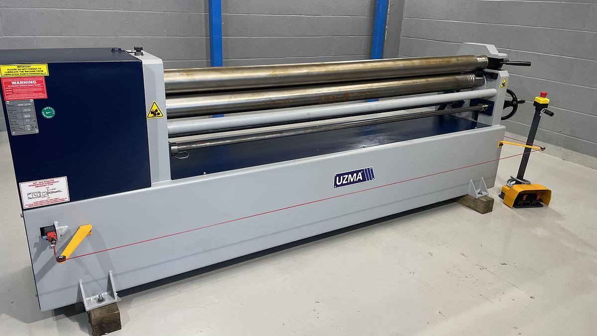 UZMA Model IRM Power operated Bending rollers 2ooomm x 110mm
