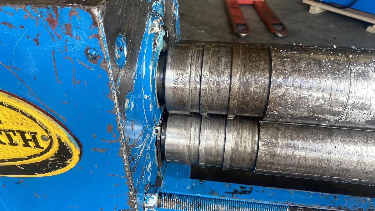 Used Morgan Rushworth  TRTS 1300mm x 3.2mm Power Bending rollers