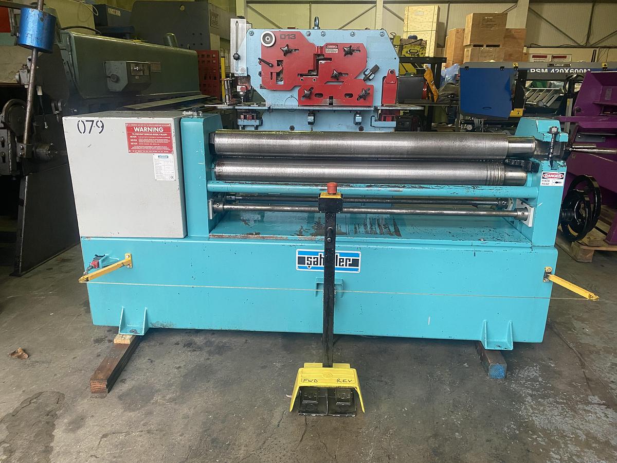 Used Sahinler IRM 1270mm x 110mm diameter bending rollers