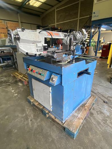 Used UZAY MAKINA 220 DG double Mitre Semi Automatic Bandsaw