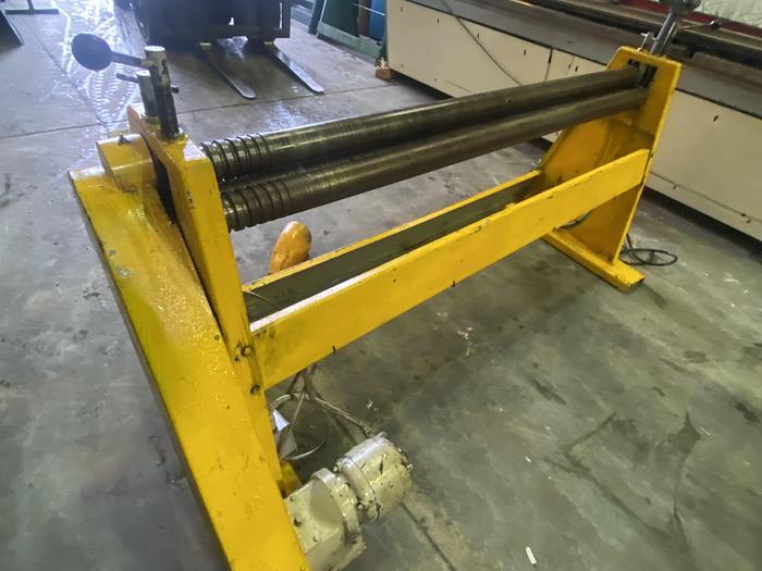 Used EDWARDS EGP   2m x 75mm Diameter Power operated bending rollers