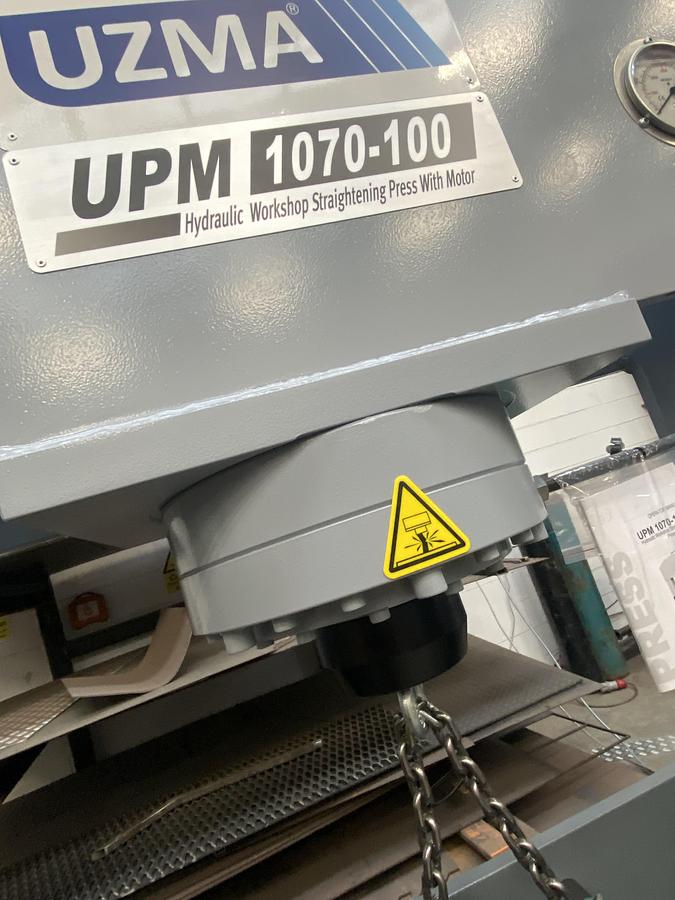 UZMA 100 TON Hydraulic heavy Duty workshop press