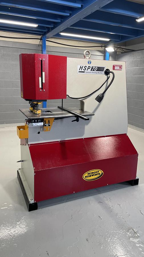 Used SAHINLER Morgan  70 ton Hydraulic Punching machine 625mm throat