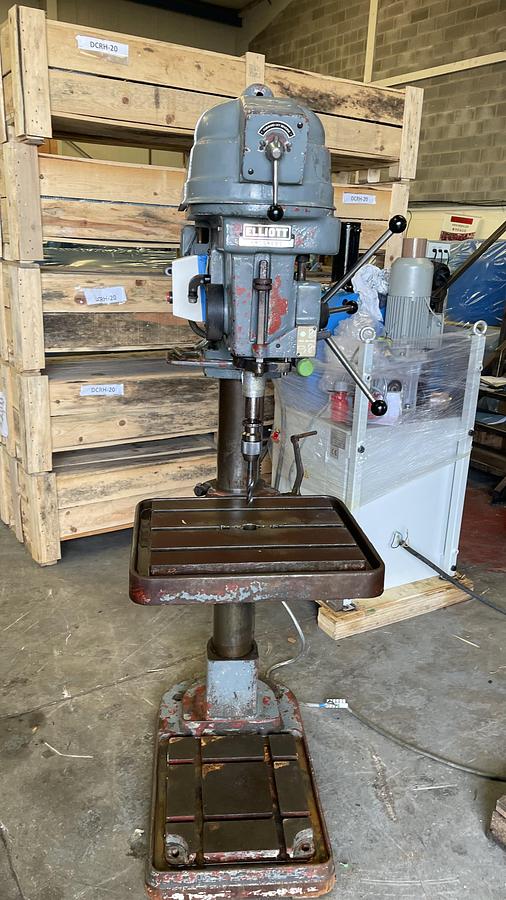 Used ELLIOT Progress 3A heavy duty Pillar drill
