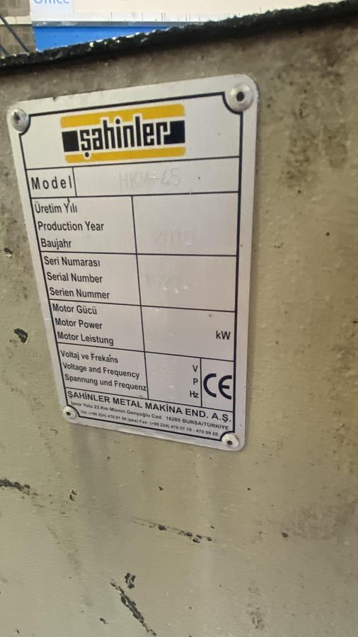 Used SAHINLER 45 ton 5 station hydraulic steelworker