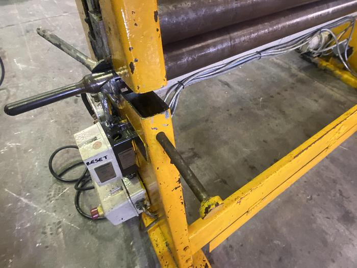 Used EDWARDS EGP   2m x 75mm Diameter Power operated bending rollers