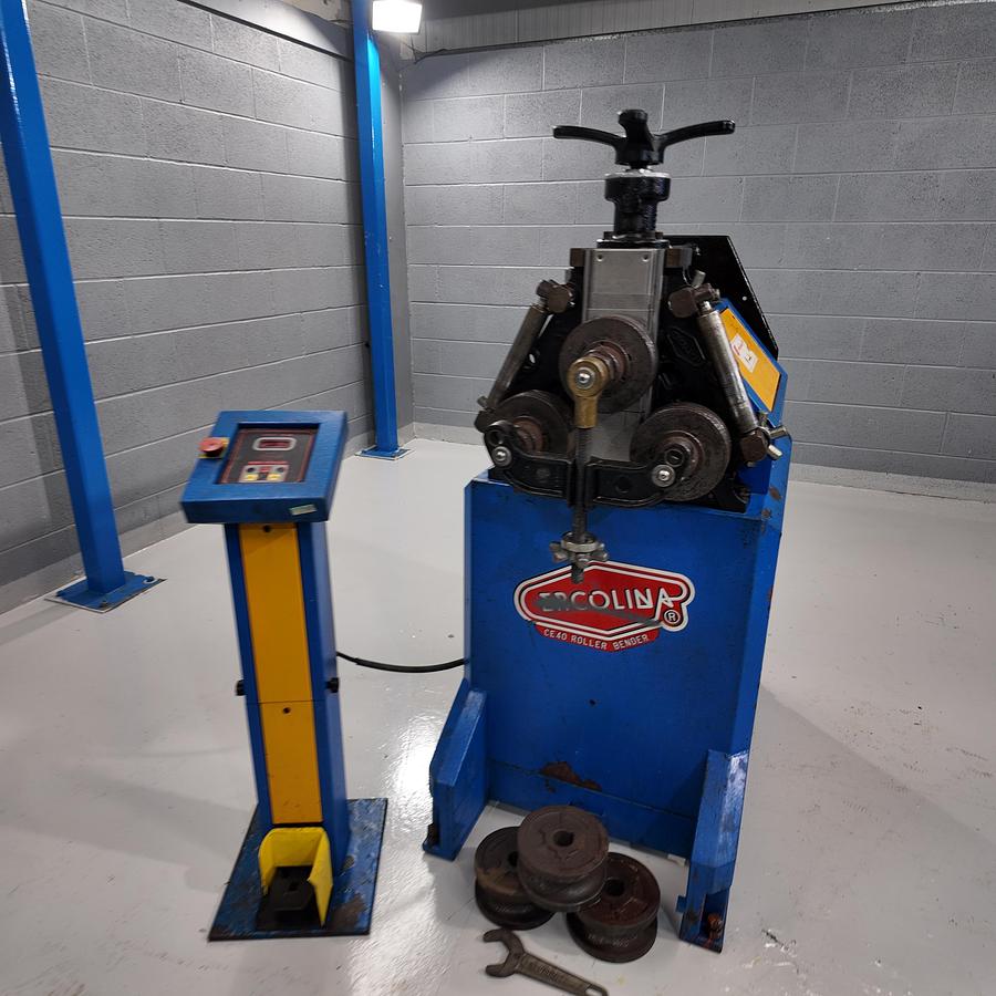 Used ERCOLINA CE40 MR3   3 roll driven 40mm shaft section roller