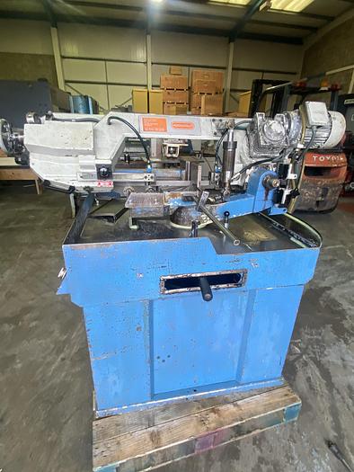 Used UZAY MAKINA 220 DG double Mitre Semi Automatic Bandsaw