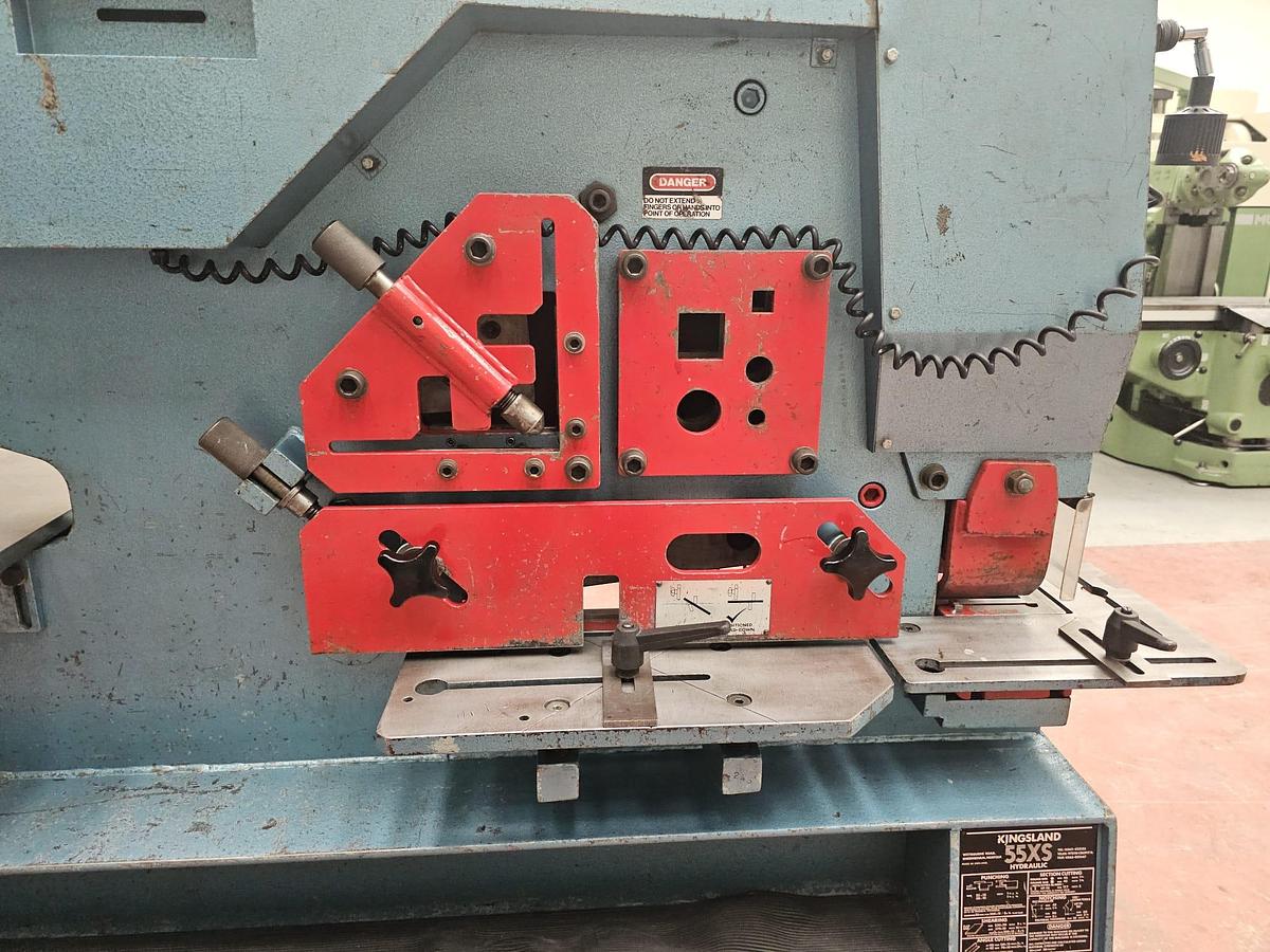 Used Kingsland 55XSD deep throat Model 5 station Steelworker