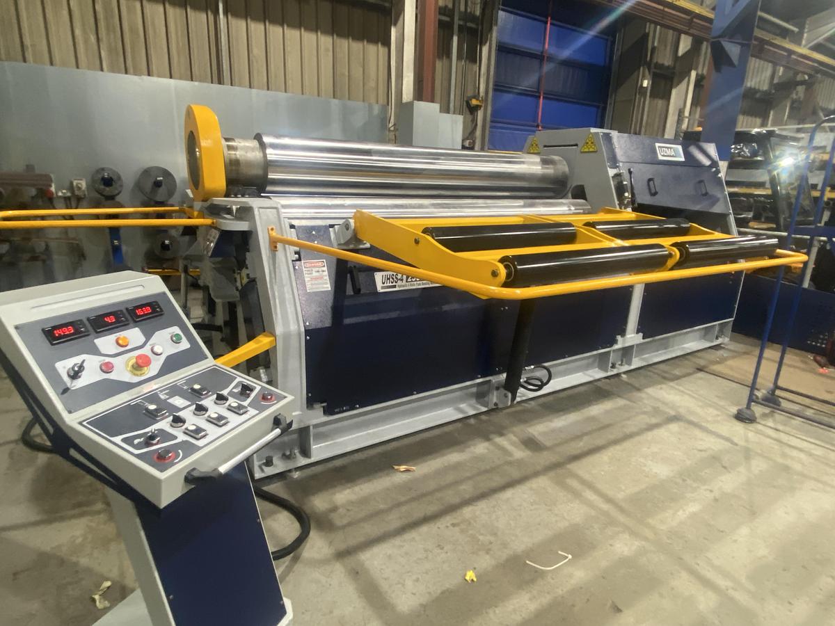 UZMA UHSS 4   4 roll Hydraulic Bending Roll
