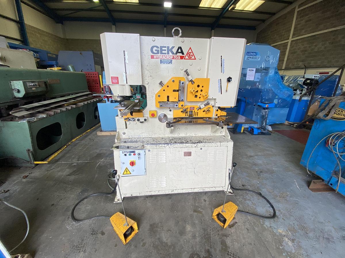 Used GEKA 70 s 5 station steelworker 70 ton Hydraulic