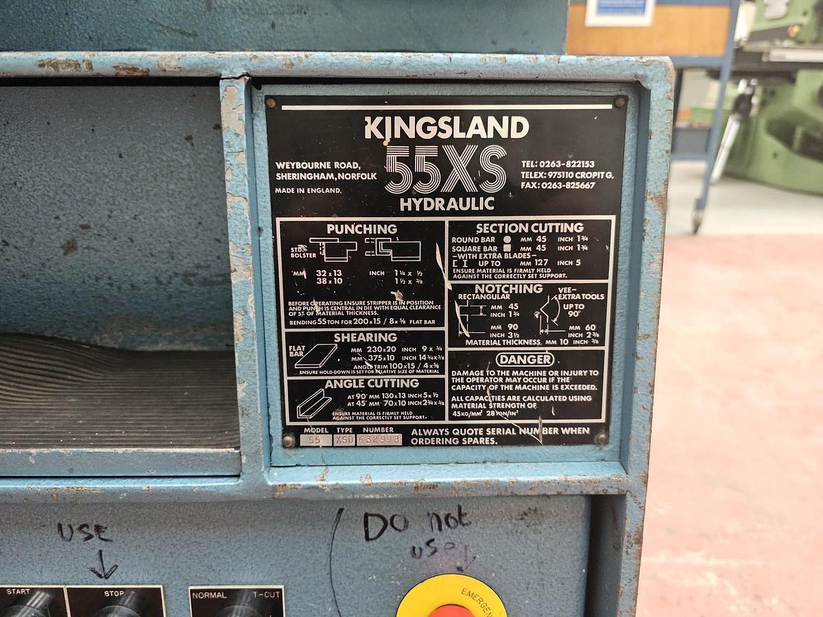 Used Kingsland 55XSD deep throat Model 5 station Steelworker