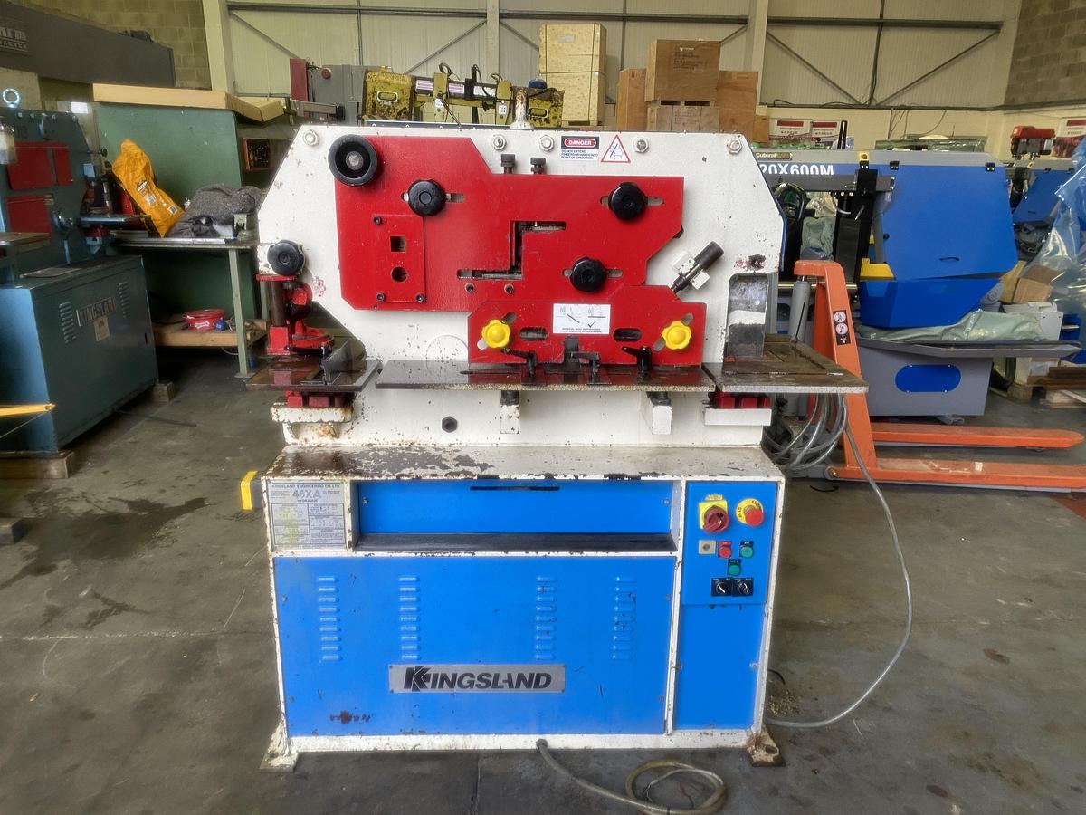 Used Kingsland 45 ton XA compact steelworker 5 station
