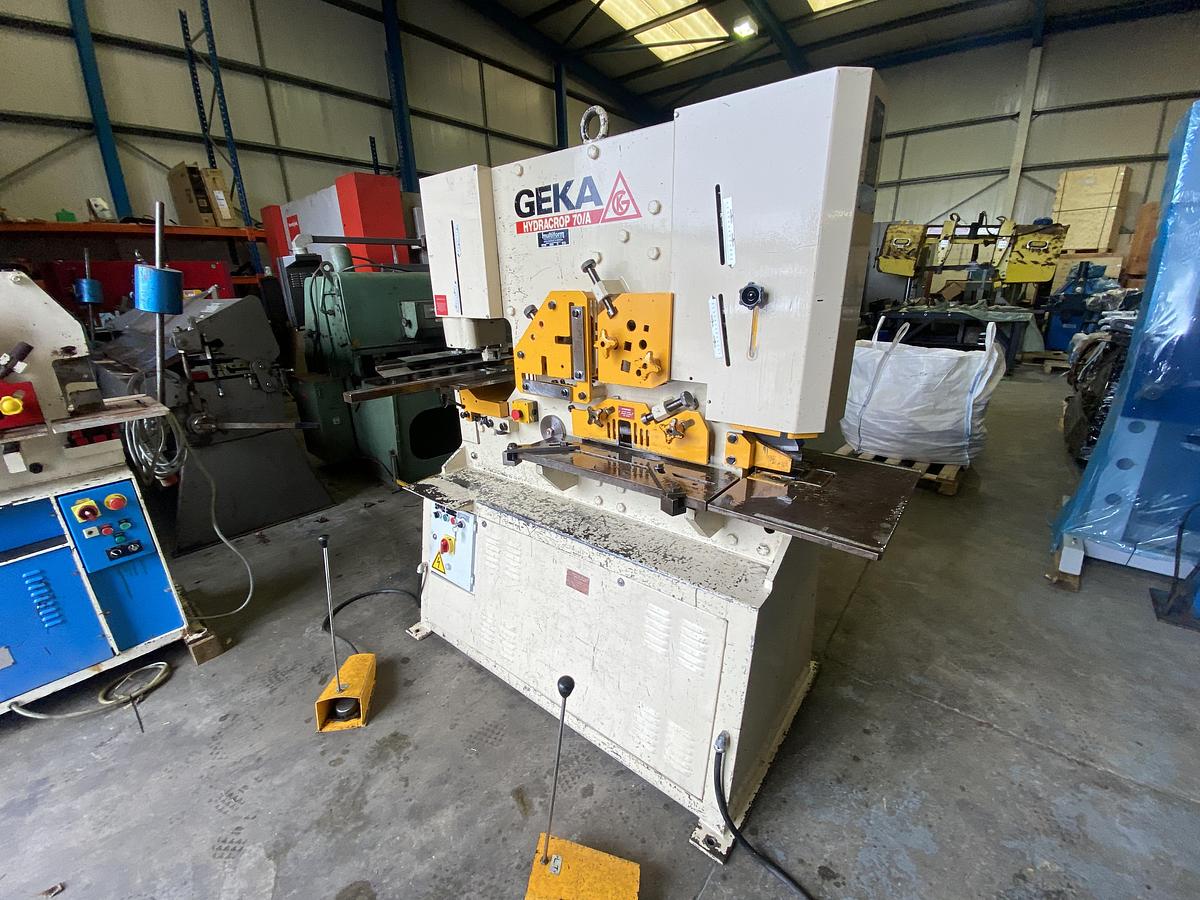 Used GEKA 70 s 5 station steelworker 70 ton Hydraulic