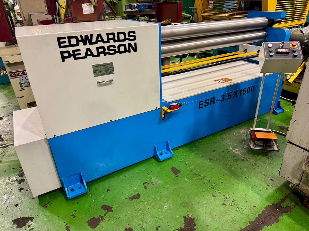 Used MACH-ROLL ESR 1500mm x 3.5mm  bending rollers