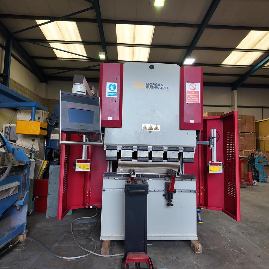 Used MORGAN RUSHWORTH BAYKAL 1250mm x 40 ton CNC press brake
