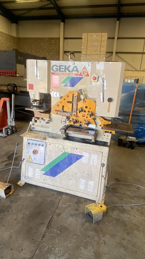 Used GEKA 55 5 station Hydraulic steelworker