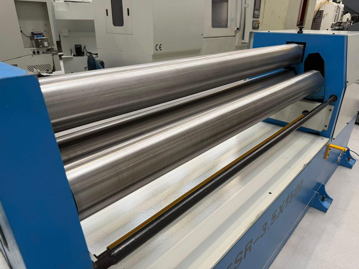 Used MACH-ROLL ESR 1500mm x 3.5mm bending rollers