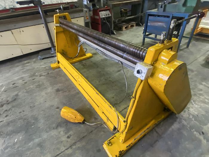 Used EDWARDS EGP   2m x 75mm Diameter Power operated bending rollers