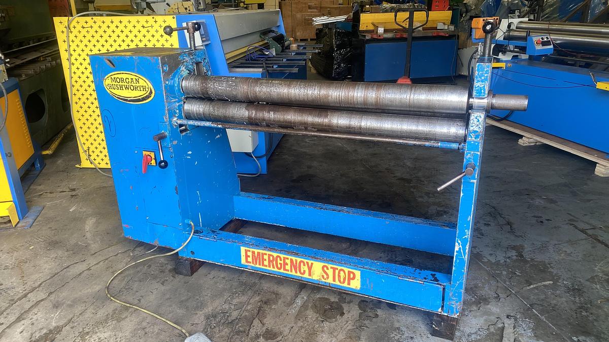 Used Morgan Rushworth  TRTS 1300mm x 3.2mm Power Bending rollers