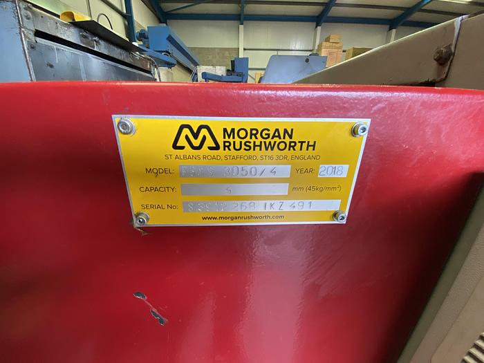 Used Morgan rushworth Model RGMS 3050 x 4mm