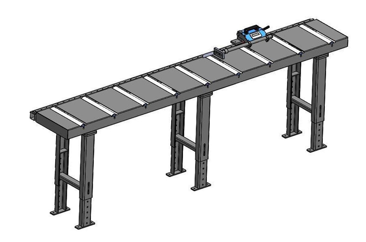 Roller conveyor with Digital stop