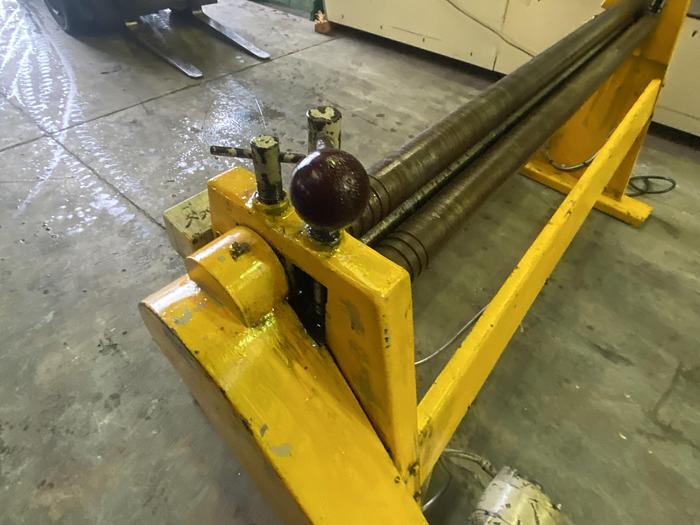Used EDWARDS EGP   2m x 75mm Diameter Power operated bending rollers