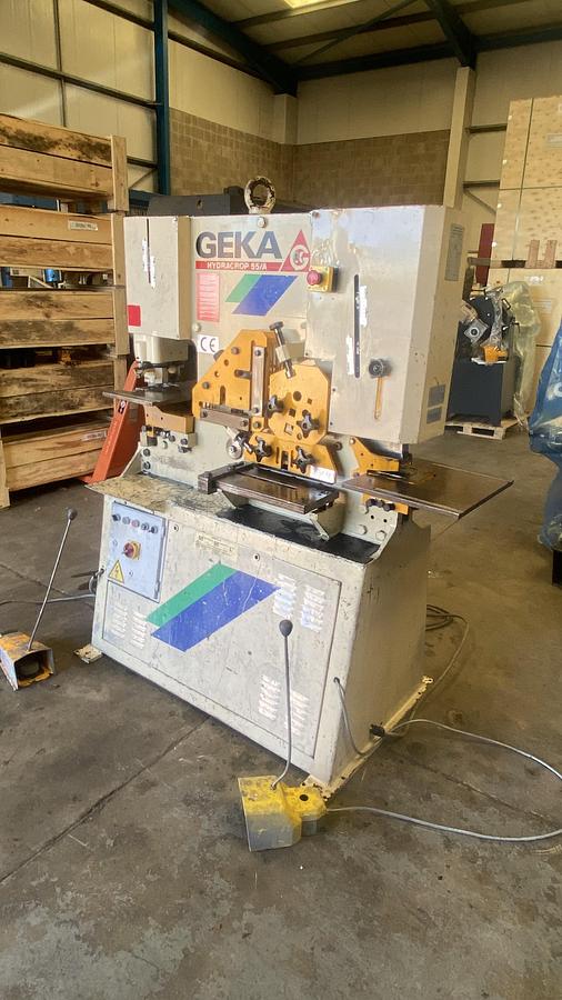 Used GEKA 55 5 station Hydraulic steelworker