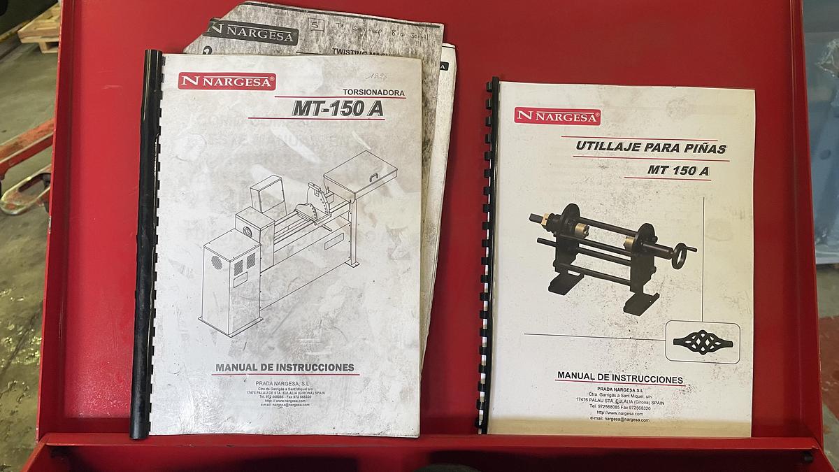 Used Nargesa MT150A including Basket making attachment