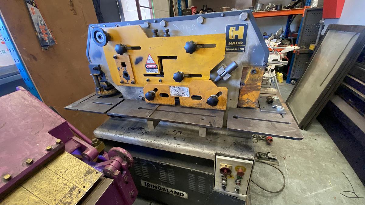 Used Kingsland 45 ton XA compact steelworker 5 station