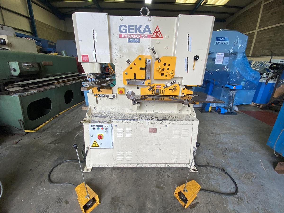 Used GEKA 70 s 5 station steelworker 70 ton Hydraulic