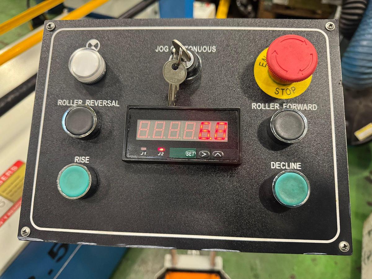 Used MACH-ROLL ESR 1500mm x 3.5mm  bending rollers